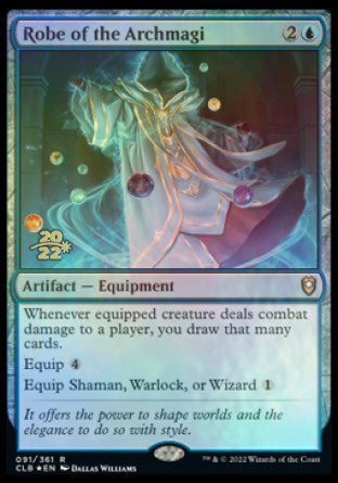 Robe of the Archmagi [Commander Legends: Battle for Baldur's Gate Prerelease Promos] MTG Single Magic: The Gathering    | Red Claw Gaming
