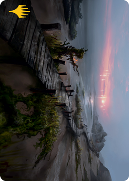 Deserted Beach Art Card (Gold-Stamped Signature) [Innistrad: Midnight Hunt Art Series] MTG Single Magic: The Gathering    | Red Claw Gaming