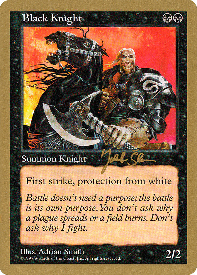 Black Knight (Jakub Slemr) [World Championship Decks 1997] MTG Single Magic: The Gathering    | Red Claw Gaming