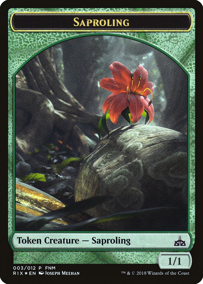 Illusion // Saproling Double-Sided Token [Friday Night Magic 2018] MTG Single Magic: The Gathering    | Red Claw Gaming