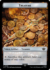 Treasure // Food (0022) Double-Sided Token (Surge Foil) [The Lord of the Rings: Tales of Middle-Earth Tokens] MTG Single Magic: The Gathering    | Red Claw Gaming
