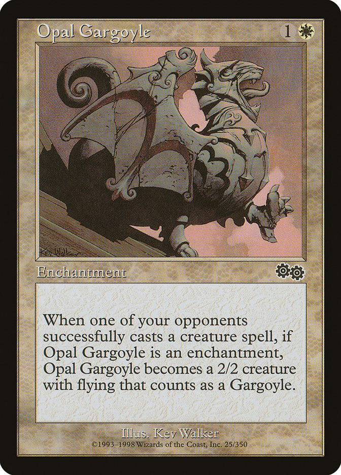 Opal Gargoyle [Urza's Saga] MTG Single Magic: The Gathering    | Red Claw Gaming