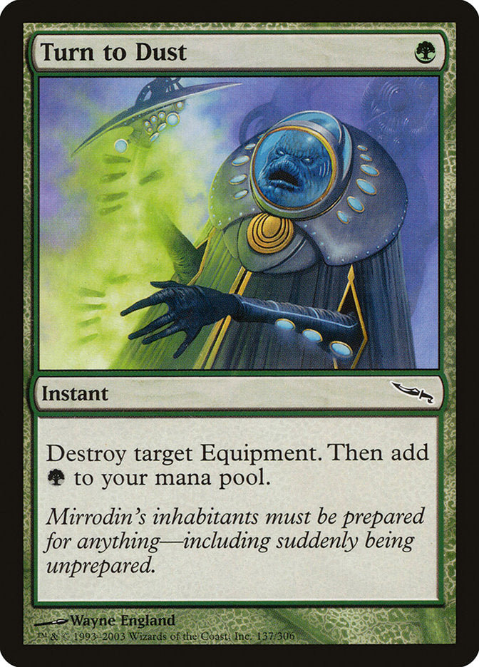 Turn to Dust [Mirrodin] MTG Single Magic: The Gathering    | Red Claw Gaming