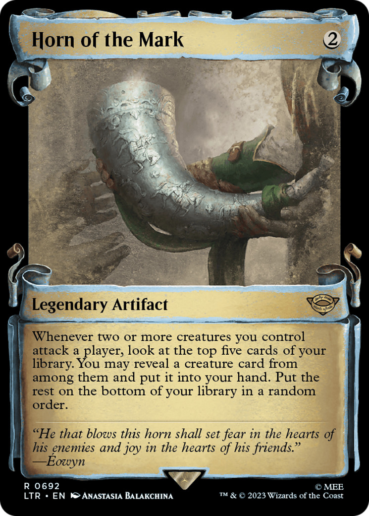 Horn of the Mark [The Lord of the Rings: Tales of Middle-Earth Showcase Scrolls] MTG Single Magic: The Gathering    | Red Claw Gaming