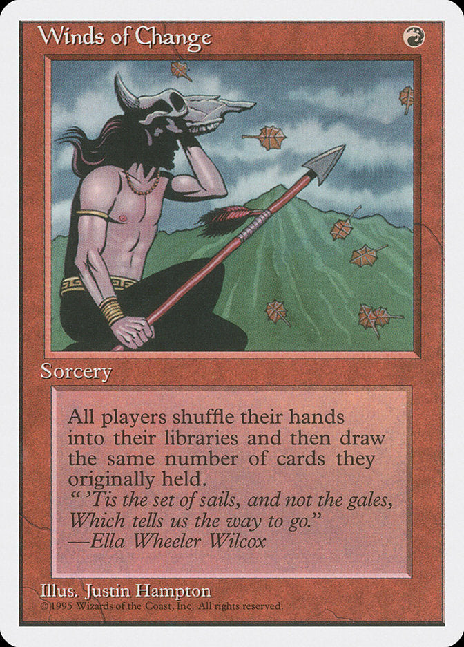 Winds of Change [Fourth Edition] MTG Single Magic: The Gathering    | Red Claw Gaming