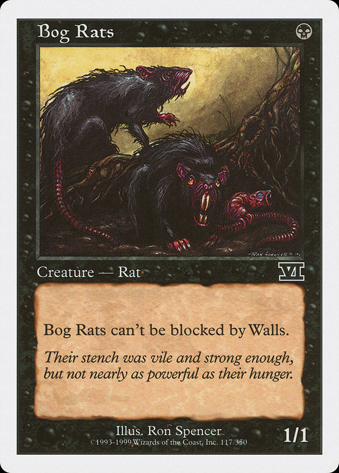 Bog Rats [Classic Sixth Edition] MTG Single Magic: The Gathering    | Red Claw Gaming