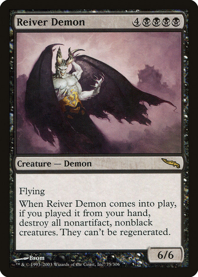 Reiver Demon [Mirrodin] MTG Single Magic: The Gathering    | Red Claw Gaming