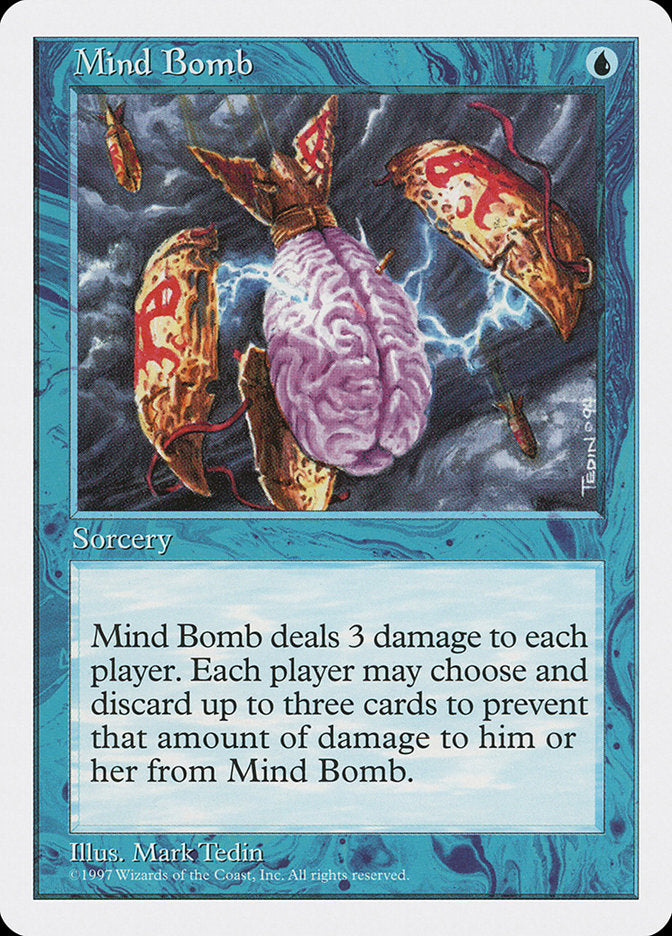 Mind Bomb [Fifth Edition] MTG Single Magic: The Gathering    | Red Claw Gaming