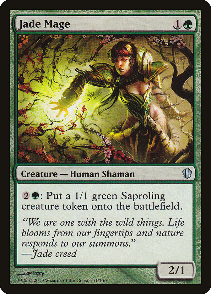 Jade Mage [Commander 2013] MTG Single Magic: The Gathering    | Red Claw Gaming