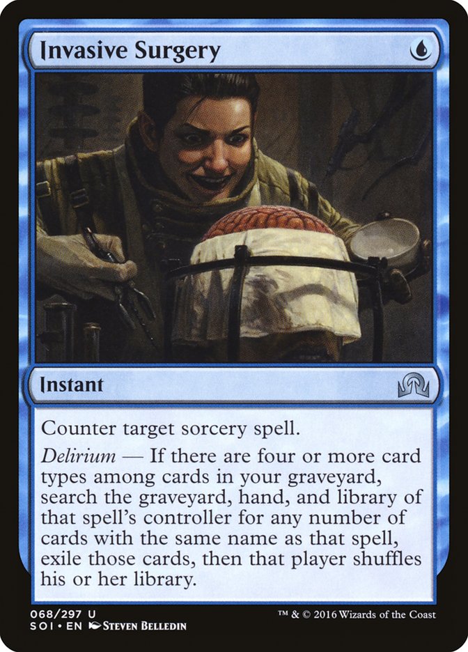 Invasive Surgery [Shadows over Innistrad] MTG Single Magic: The Gathering    | Red Claw Gaming