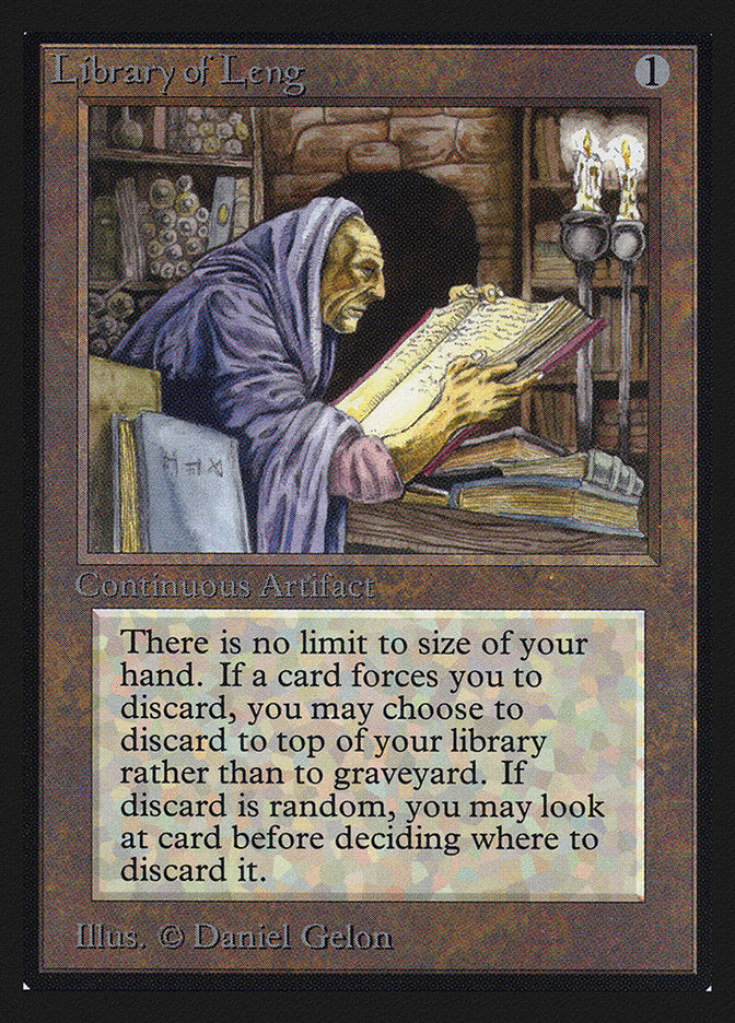 Library of Leng [Collectors' Edition] MTG Single Magic: The Gathering    | Red Claw Gaming