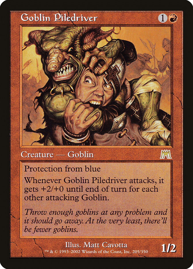 Goblin Piledriver [Onslaught] MTG Single Magic: The Gathering    | Red Claw Gaming
