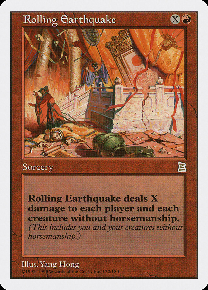 Rolling Earthquake [Portal Three Kingdoms] MTG Single Magic: The Gathering    | Red Claw Gaming