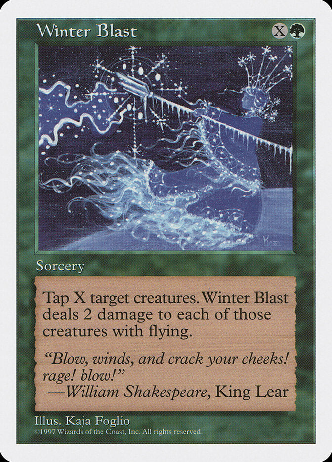 Winter Blast [Fifth Edition] MTG Single Magic: The Gathering    | Red Claw Gaming
