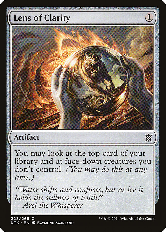 Lens of Clarity [Khans of Tarkir] MTG Single Magic: The Gathering    | Red Claw Gaming