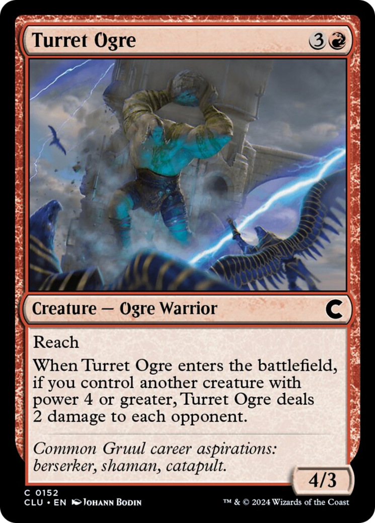 Turret Ogre [Ravnica: Clue Edition] MTG Single Magic: The Gathering    | Red Claw Gaming