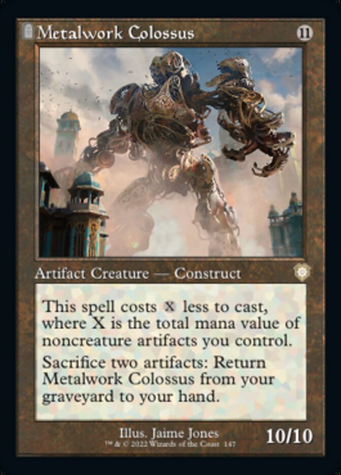 Metalwork Colossus (Retro) [The Brothers' War Commander] MTG Single Magic: The Gathering    | Red Claw Gaming