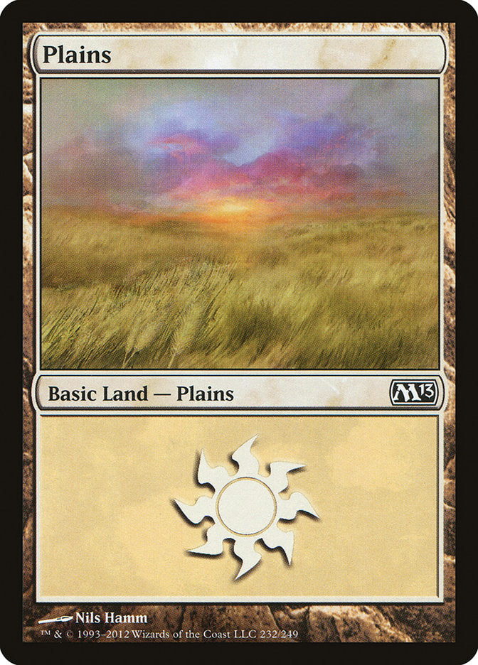 Plains (232) [Magic 2013] MTG Single Magic: The Gathering    | Red Claw Gaming