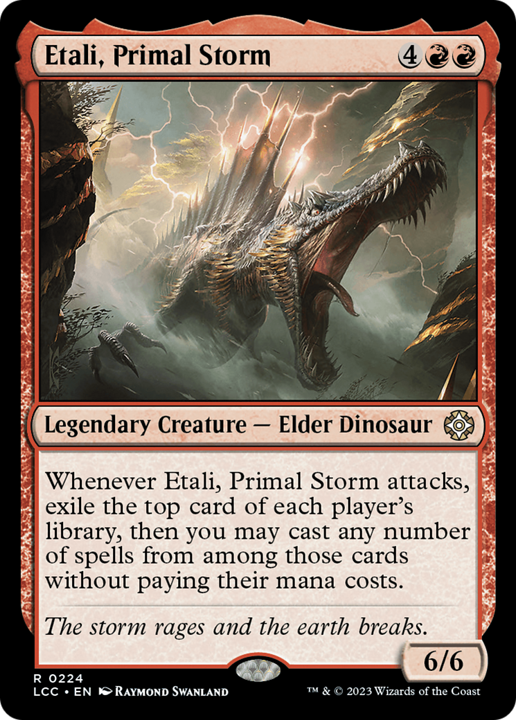 Etali, Primal Storm [The Lost Caverns of Ixalan Commander] MTG Single Magic: The Gathering    | Red Claw Gaming