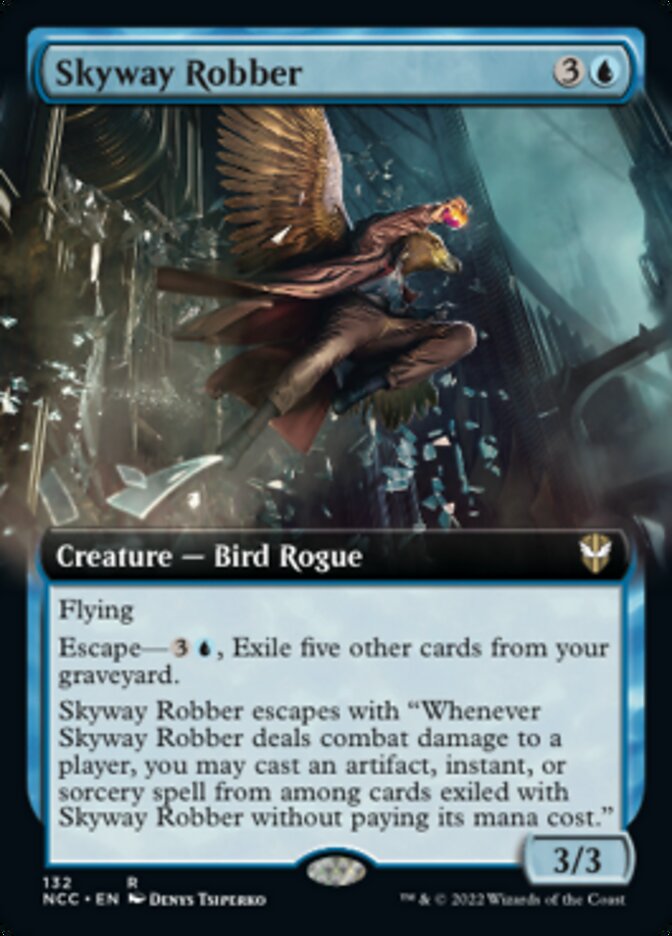 Skyway Robber (Extended Art) [Streets of New Capenna Commander] MTG Single Magic: The Gathering    | Red Claw Gaming