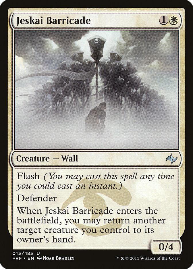 Jeskai Barricade [Fate Reforged] MTG Single Magic: The Gathering    | Red Claw Gaming