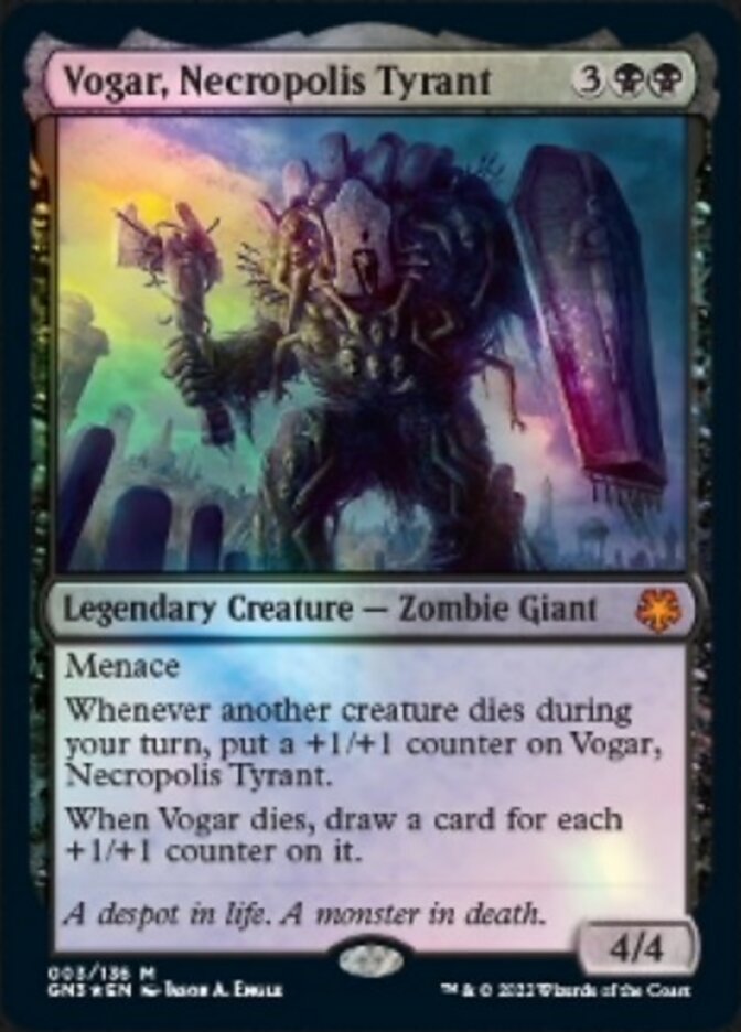 Vogar, Necropolis Tyrant [Game Night: Free-for-All] MTG Single Magic: The Gathering    | Red Claw Gaming