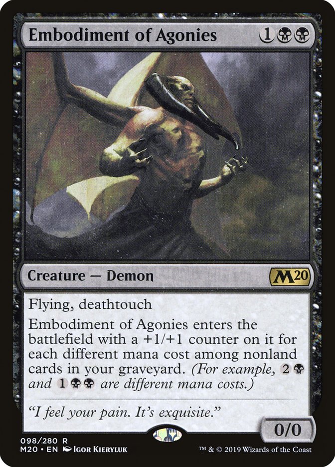 Embodiment of Agonies [Core Set 2020] MTG Single Magic: The Gathering    | Red Claw Gaming