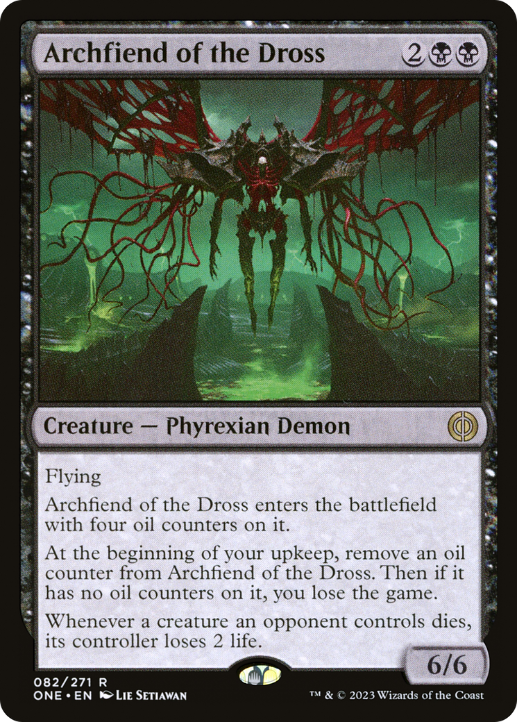 Archfiend of the Dross [Phyrexia: All Will Be One] MTG Single Magic: The Gathering    | Red Claw Gaming
