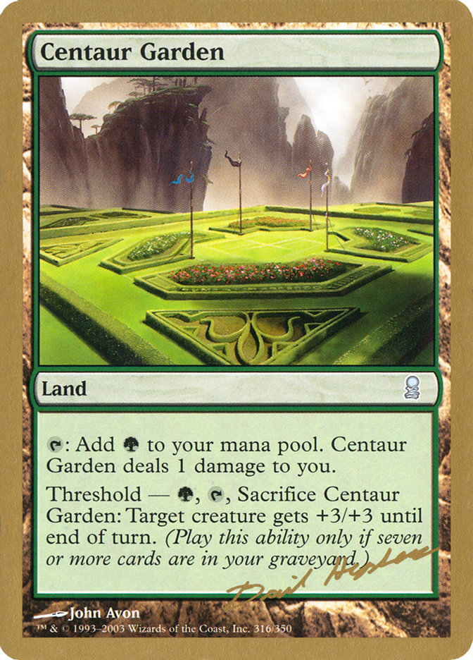 Centaur Garden (Dave Humpherys) [World Championship Decks 2003] MTG Single Magic: The Gathering    | Red Claw Gaming