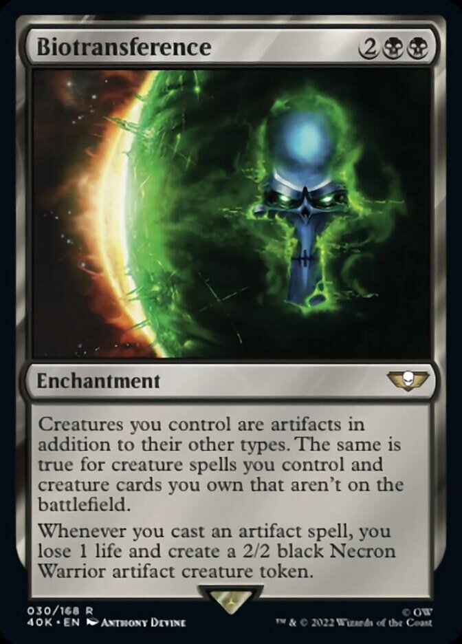 Biotransference (Surge Foil) [Warhammer 40,000] MTG Single Magic: The Gathering    | Red Claw Gaming
