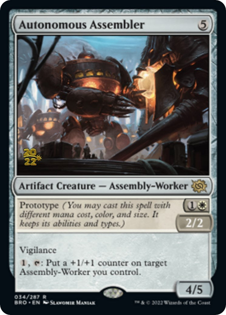 Autonomous Assembler [The Brothers' War Prerelease Promos] MTG Single Magic: The Gathering    | Red Claw Gaming