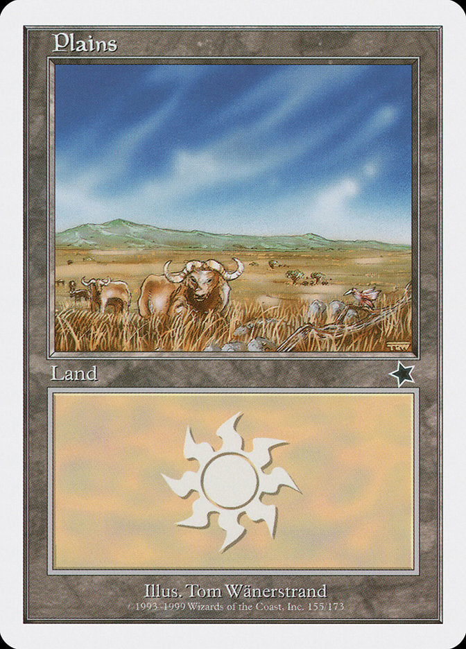 Plains (155) [Starter 1999] MTG Single Magic: The Gathering    | Red Claw Gaming