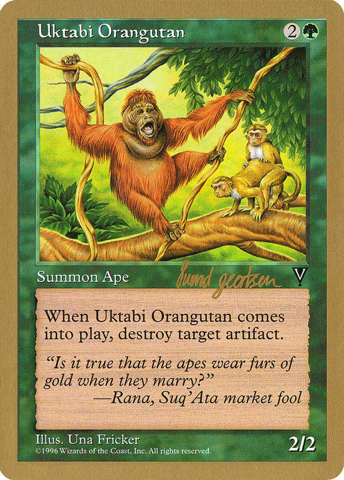 Uktabi Orangutan (Svend Geertsen) (SB) [World Championship Decks 1997] MTG Single Magic: The Gathering    | Red Claw Gaming