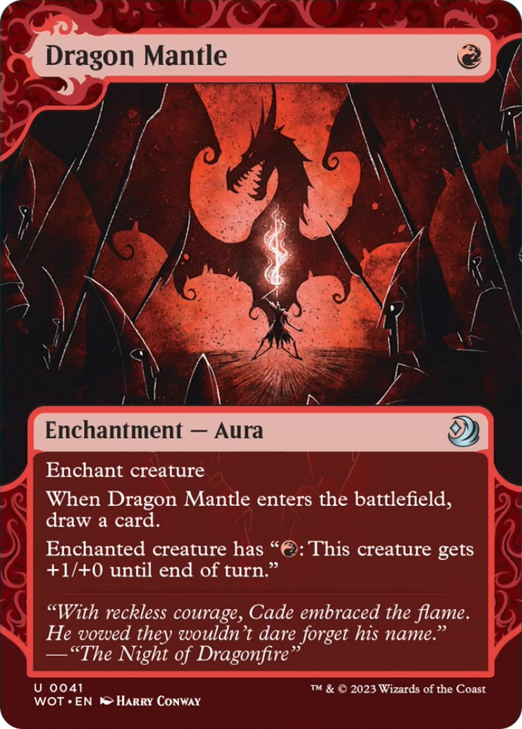 Dragon Mantle [Wilds of Eldraine: Enchanting Tales] MTG Single Magic: The Gathering    | Red Claw Gaming