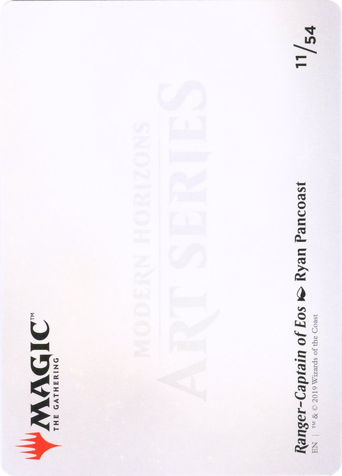 Ranger-Captain of Eos // Ranger-Captain of Eos [Modern Horizons Art Series] MTG Single Magic: The Gathering    | Red Claw Gaming