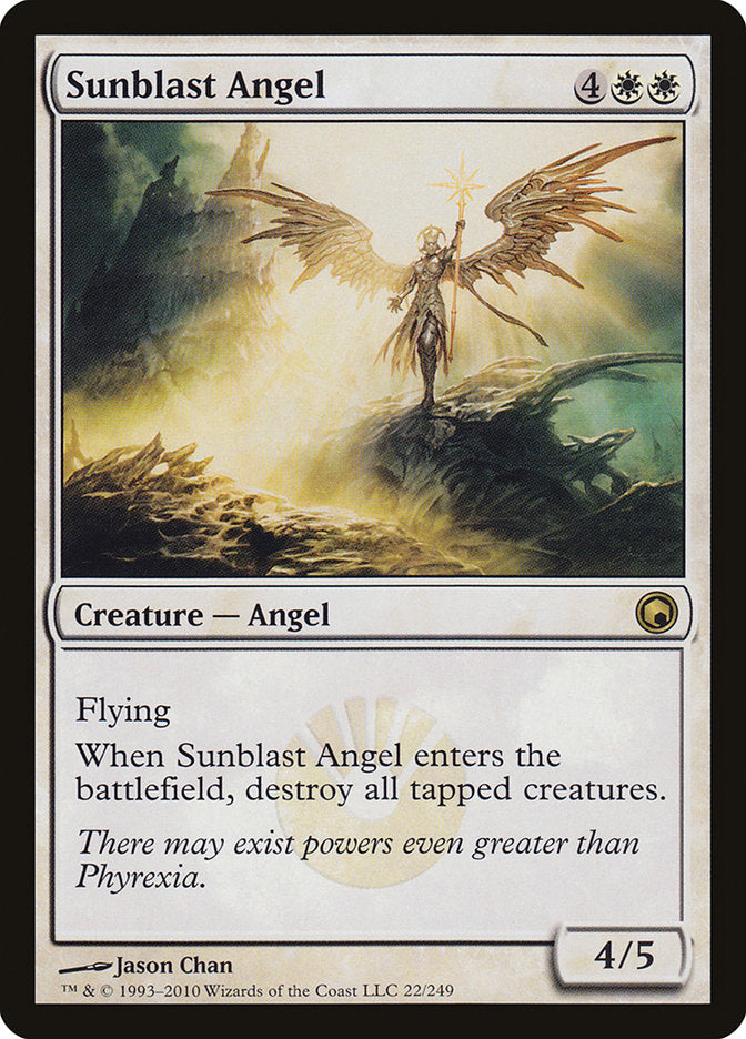 Sunblast Angel [Scars of Mirrodin] MTG Single Magic: The Gathering    | Red Claw Gaming