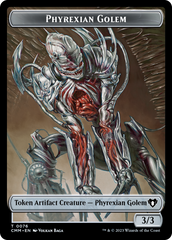 Phyrexian Golem // Ox Double-Sided Token [Commander Masters Tokens] MTG Single Magic: The Gathering    | Red Claw Gaming
