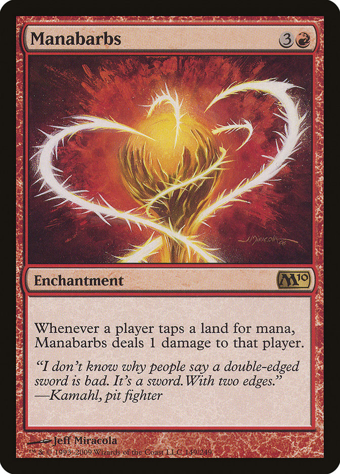 Manabarbs [Magic 2010] MTG Single Magic: The Gathering    | Red Claw Gaming