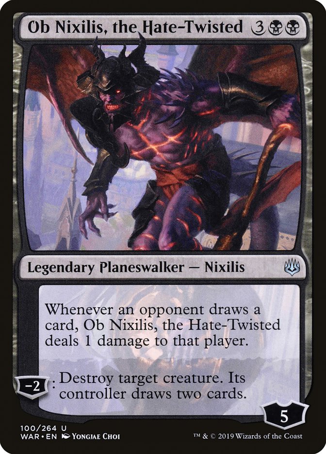 Ob Nixilis, the Hate-Twisted [War of the Spark] MTG Single Magic: The Gathering    | Red Claw Gaming
