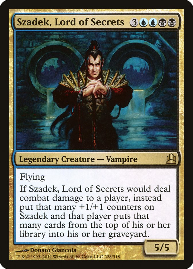 Szadek, Lord of Secrets [Commander 2011] MTG Single Magic: The Gathering    | Red Claw Gaming
