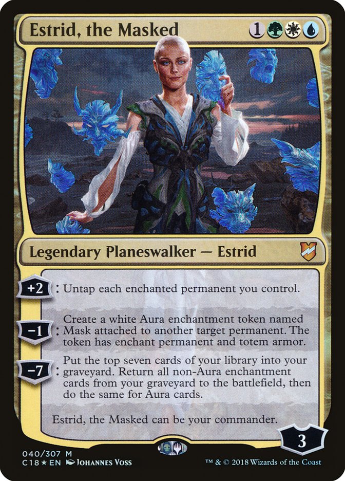Estrid, the Masked [Commander 2018] MTG Single Magic: The Gathering    | Red Claw Gaming