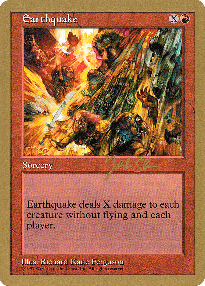 Earthquake (Jakub Slemr) [World Championship Decks 1997] MTG Single Magic: The Gathering    | Red Claw Gaming