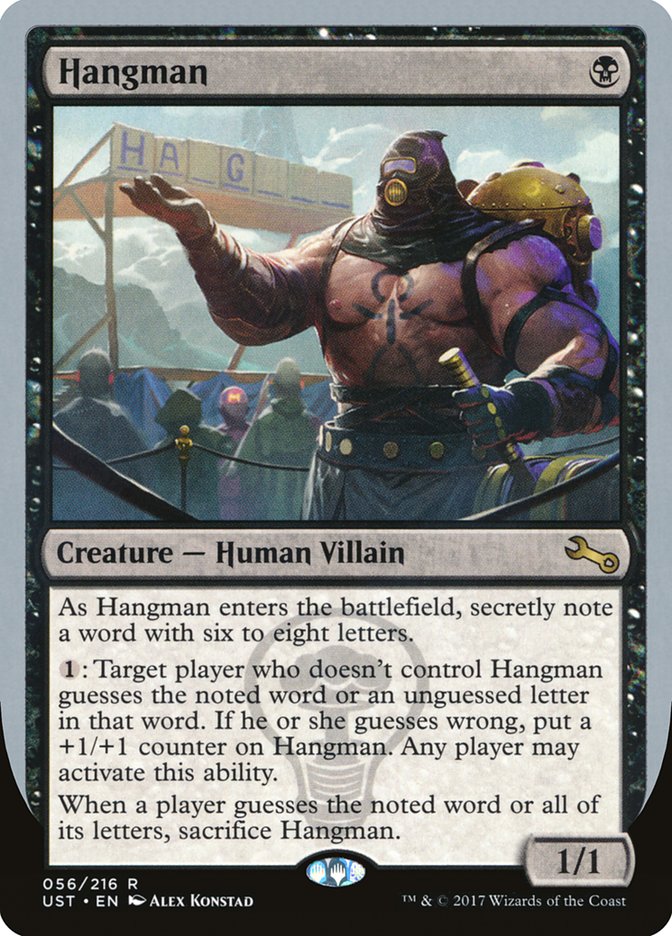 Hangman [Unstable] MTG Single Magic: The Gathering    | Red Claw Gaming