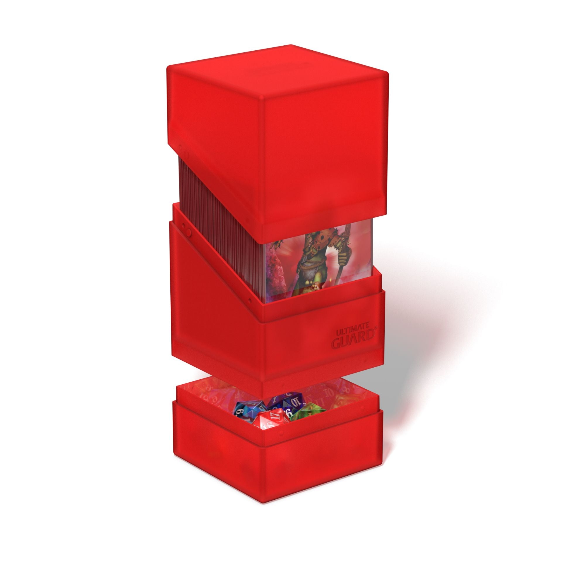 Boulder N Tray Deck Box Ultimate Guard Onyx   | Red Claw Gaming