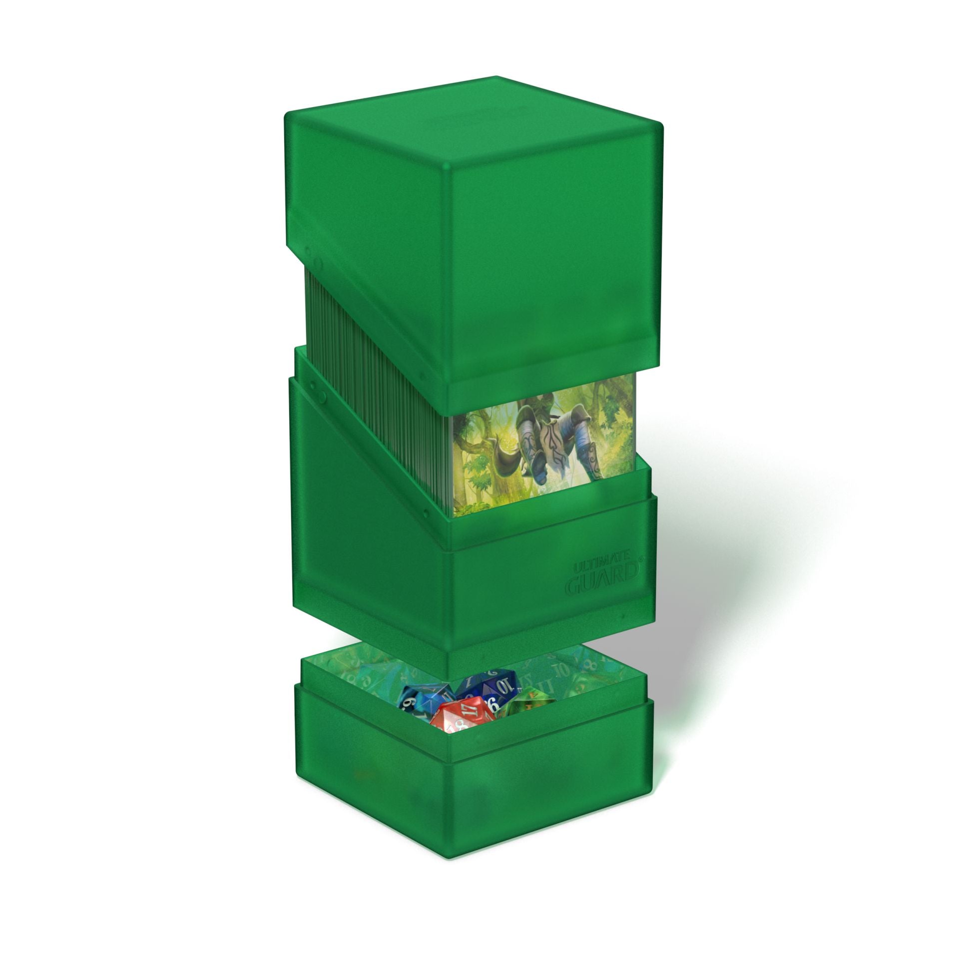 Boulder N Tray Deck Box Ultimate Guard Onyx   | Red Claw Gaming