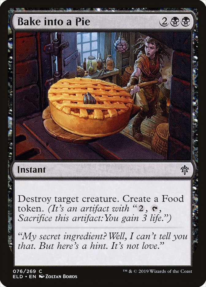 Bake into a Pie [Throne of Eldraine] MTG Single Magic: The Gathering    | Red Claw Gaming