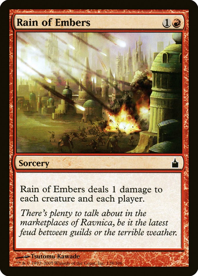 Rain of Embers [Ravnica: City of Guilds] MTG Single Magic: The Gathering    | Red Claw Gaming