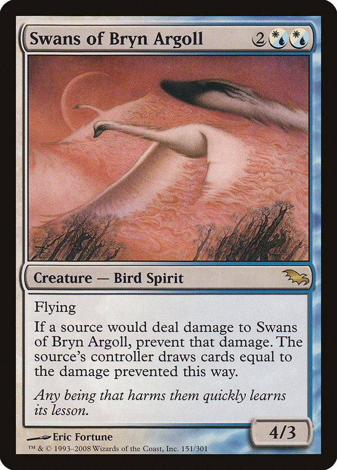 Swans of Bryn Argoll [Shadowmoor] MTG Single Magic: The Gathering    | Red Claw Gaming