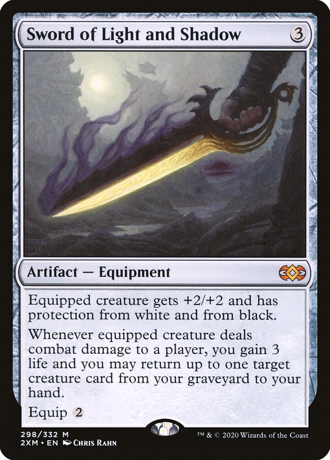 Sword of Light and Shadow [Double Masters] MTG Single Magic: The Gathering    | Red Claw Gaming