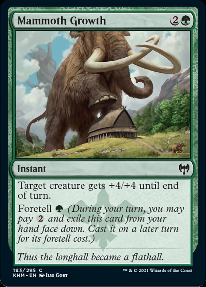 Mammoth Growth [Kaldheim] MTG Single Magic: The Gathering    | Red Claw Gaming